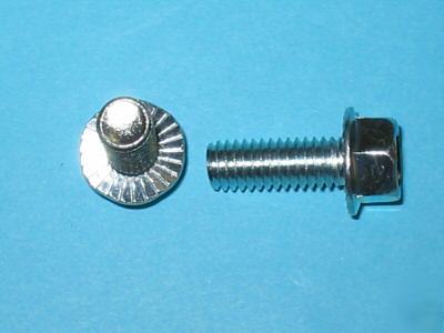 25 serrated flange screws - size 3/8-16 x 1