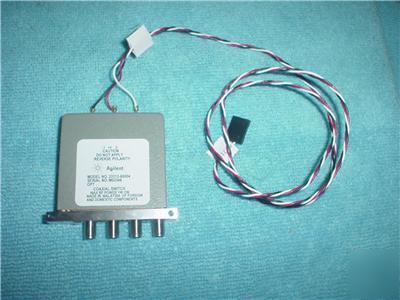 Agilent coaxial switch 4 port p/n 33312-60004 sma 24V