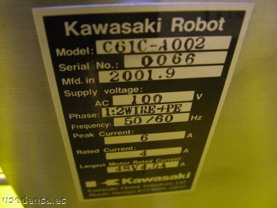 Kawasaki wafer robot system NS410B-A002