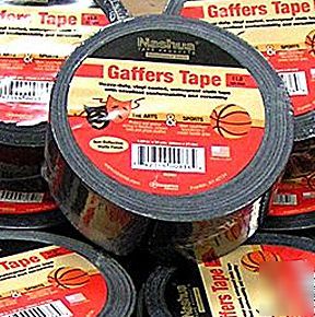 Nashua gaffers tape - black - 2IN x 30YD full case
