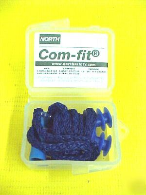 New 20 pairs north com-fit reuseable ear plugs #281415