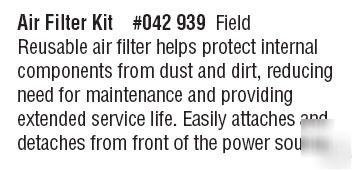 New miller 042939 air filter kit - 