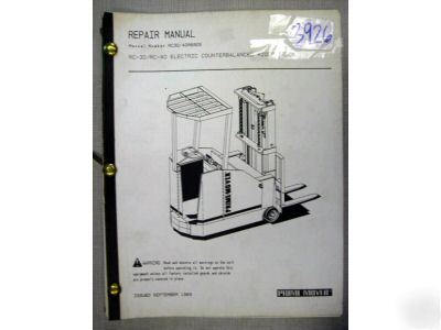 Prime mover repair manual models rc-30/rc-40 electric