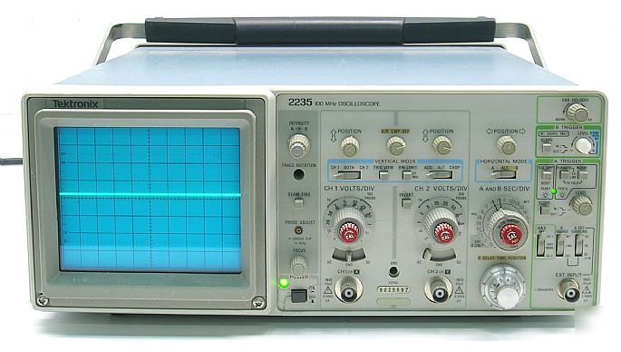 Tektronix - 2235 100 mhz dual channel oscilloscope