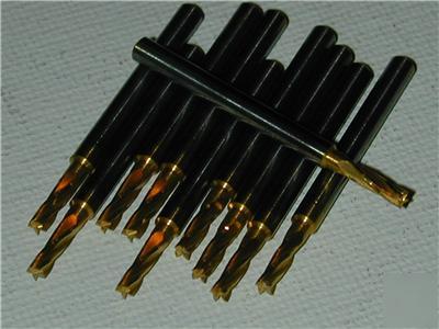 1 lot of 10, 3/32 end mills medical grade s/s cutting