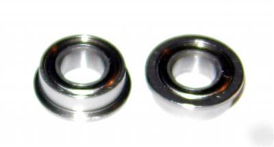 (4) MF84-zz flanged bearings, MR84, 4X8 mm 4 x 8,abec-3