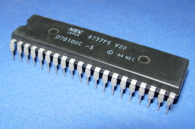 Cpu D70108C-5 V20 nec 40-pin dip rare vintage