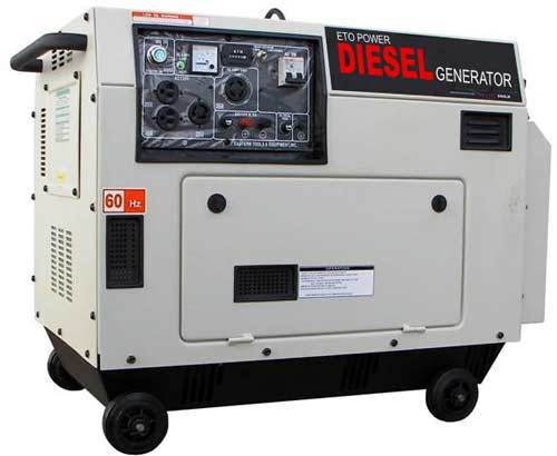 New etq DG6LNR portable diesel generator remote start 