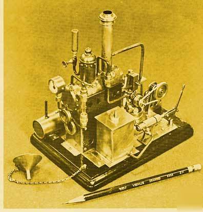Build a stationary steam plant model steamer 1