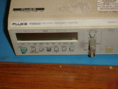 Fluke PM6669 frequency counter 1.3 ghz power meter