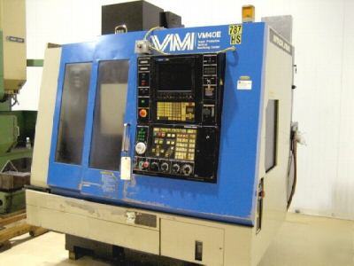 Hitachi seiki vm-40 cnc vertical machining center, mill