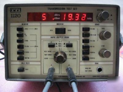 Telecommunications technology inc, 1120 trans. test set