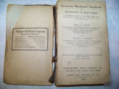 Vintage machinists handbooks and charts