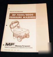 Massey ferguson mf 7000 8000 pressure washers