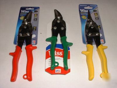 New snips wiss 3 - piece set right , left, & straight 