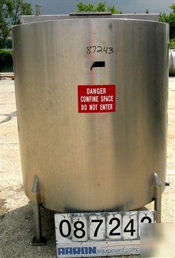 Used: viatec kettle, 533 gallon, 304 stainless steel, v
