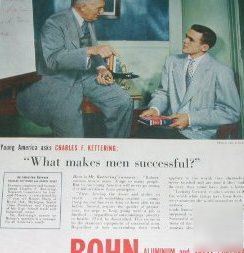 Bohn aluminum charles kettering successful men -1953 ad