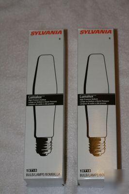 New (2) sylvania 400W lumalux ET18 LU400/eco lamp bulb 