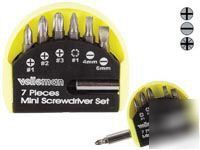 Velleman VTBT4 7-pc mini screwdriver set