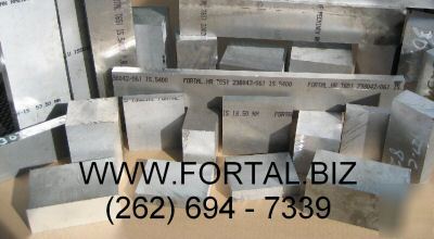 FortalÂ® hr aluminum plate 1.750 x 3 1/2 x 6 