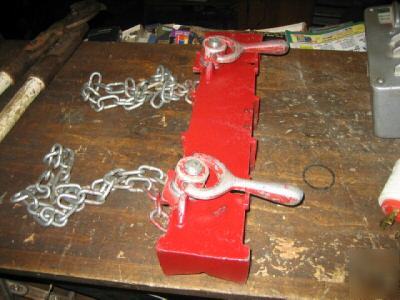 Jewel / ridgid straight pipe welding clamp