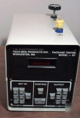 Tech-med products model bt package tester