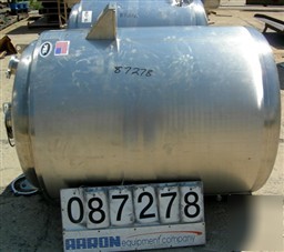 Used: t&c stainless pressure tank, 1000 liter (264 gall