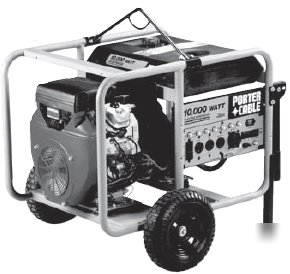 New porter cable generator w/ electric start H100IS-w