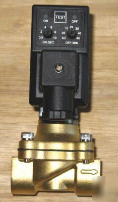 Solenoid valve with timer 1/2