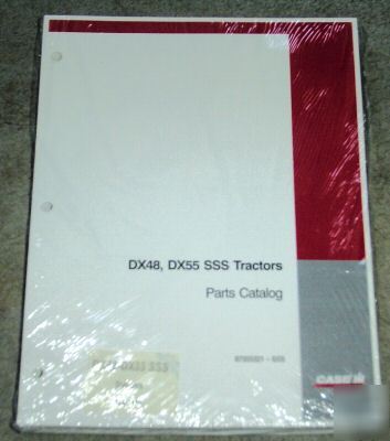 Case ih DX48 & DX55 sss tractor parts catalog manual