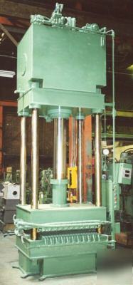 100 ton hysco 4-post hydraulic press used machinery