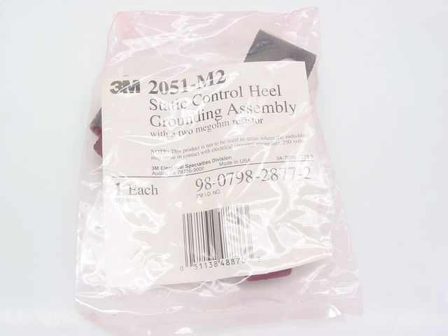 3M 2051-M2 static control heel grounding assembly 