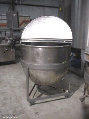 Lee 150 gallon stainless steel jacketed kettle - nice