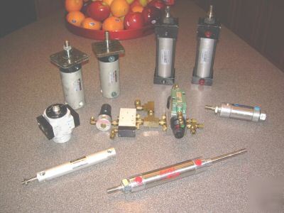 Lot smc, bimba, american, hydrolic & more air cylinders