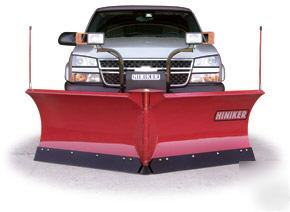 New 9.5' hiniker dual acting v- plow snow save time 