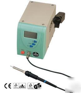 New lead free capable soldering station lcd display 