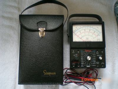 Simpson model 260 series 6XLP volt, ohm, milliammeter 