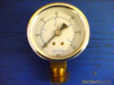 Hydraulic dry pressure guages/gage 600 psi