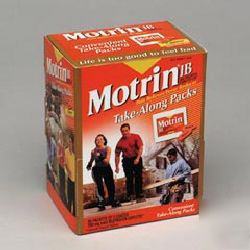 Pain relievers - motrin ib - 50 packs/box - one box