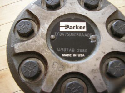Parker TF0475 29.1 ci hydraulic motor tapered shaft