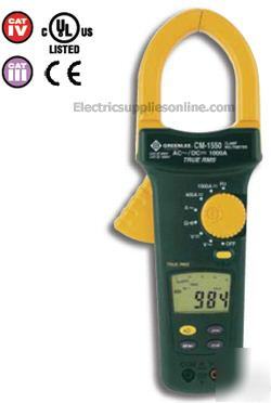 Greenlee cm-1300 1000A ac clamp meter 