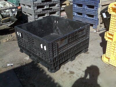 Plastic pallet crate cargo bulk shipping box ropak bin