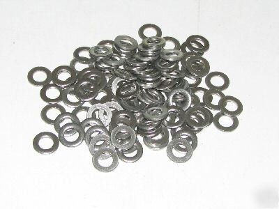 100 of stainless steel type A2 metric M6 flat washers
