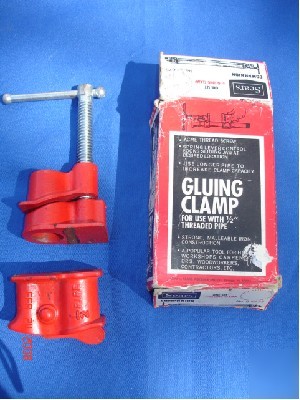Sears gluing clamp use with 1/2 threaded pipe