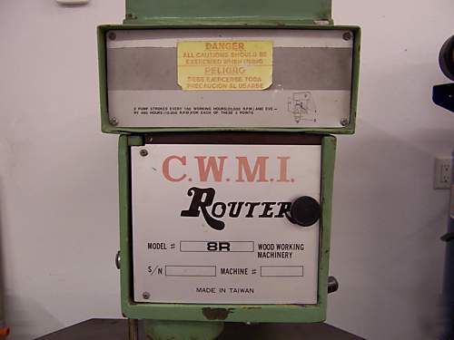 Cwmi pin router 8R - 5HP 3PH - scmi R8 rockwell