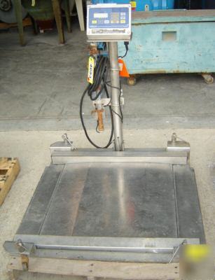 Fairbanks portable stainless steel platform scale(4693)