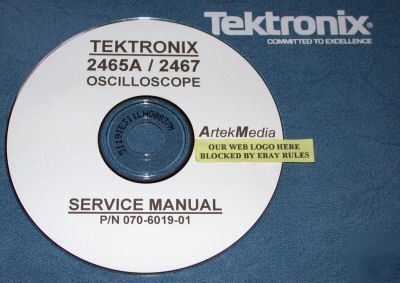 Tektronix 2467 oscilloscope service manual