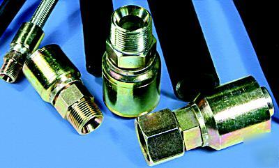 Hydraulic hose crimp fittings 3/4 id male npt-10PCS.