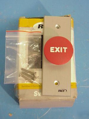 Rci narrow tamper resistance exit button