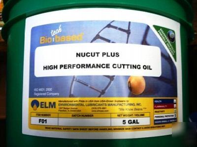Soyeasy nucut plus, biodegradable soy based cutting oil